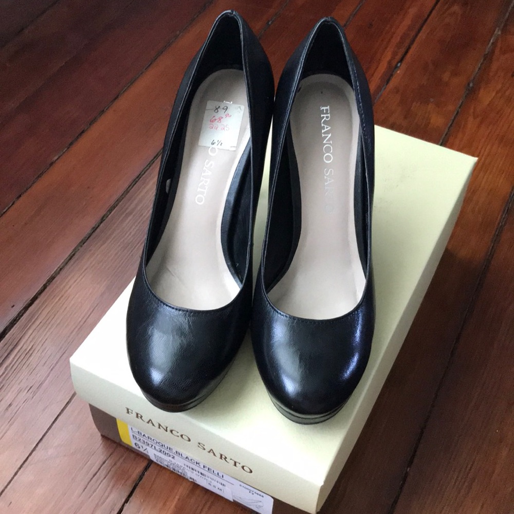 Franco Sarto Black Heels